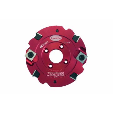 LAMELLO HW Wendenschneidenfräser  Ø 100 x 8 x Ø 22 mm