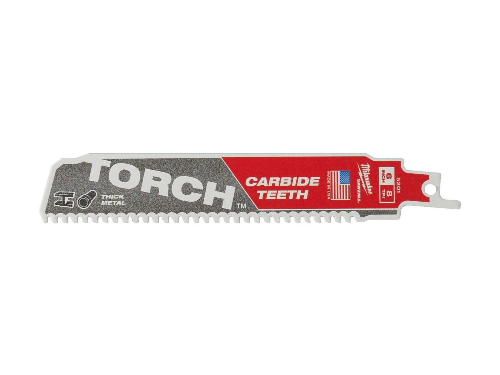 Art. C48475201, Säbelsägeblatt Metall THE TORCH HM-bestückt