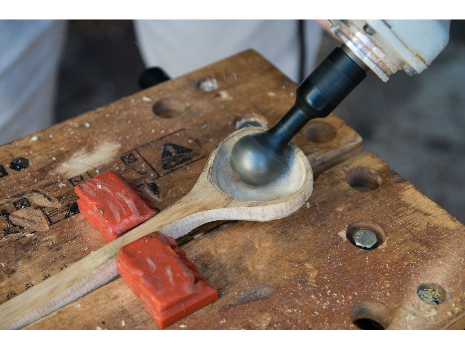 Produktbild von Yuecoom Kugelrotationsfeile 20 Mm – CR-V Stahl, Für Winkelschleifer 115/125, Zum Entgraten, Schnitzen & Polieren Von Holz Und Metall