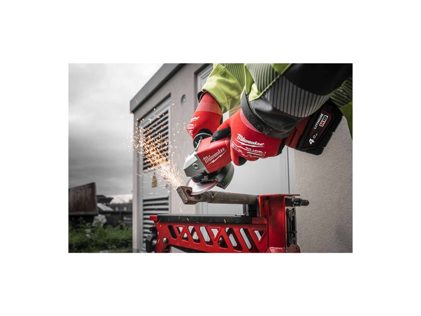 Akku-Winkelschleifer Für Milwaukee 18 V Akku, 125 Mm, 12000 U/min
