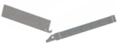Klingenwechsel per Klemmmechanismus