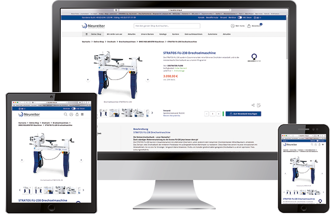 Montage Holzbearbeitung-Onlineshop